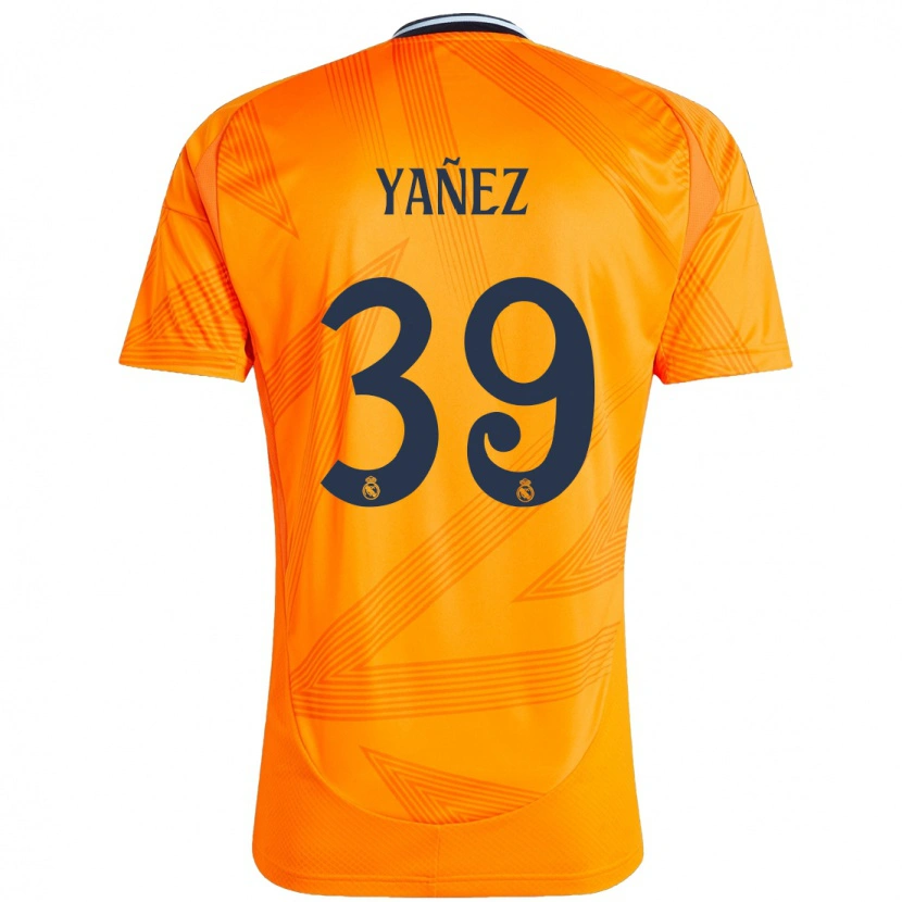 DanxenキッズDaniel Yañez#39オレンジアウェイシャツ2024/25ジャージーユニフォーム