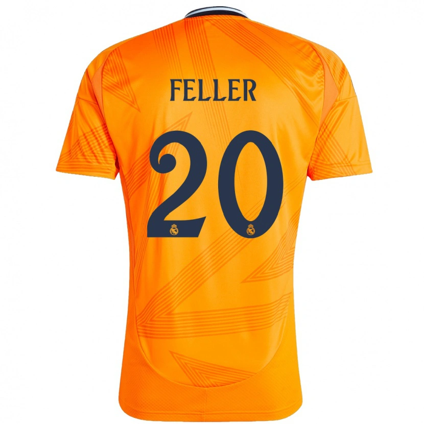 Danxenキッズナオミ・フェラー#20オレンジアウェイシャツ2024/25ジャージーユニフォーム