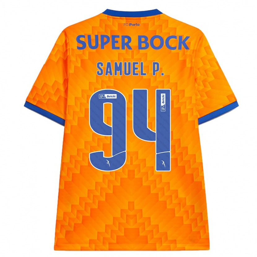 Danxenキッズサミュエル#94オレンジアウェイシャツ2024/25ジャージーユニフォーム