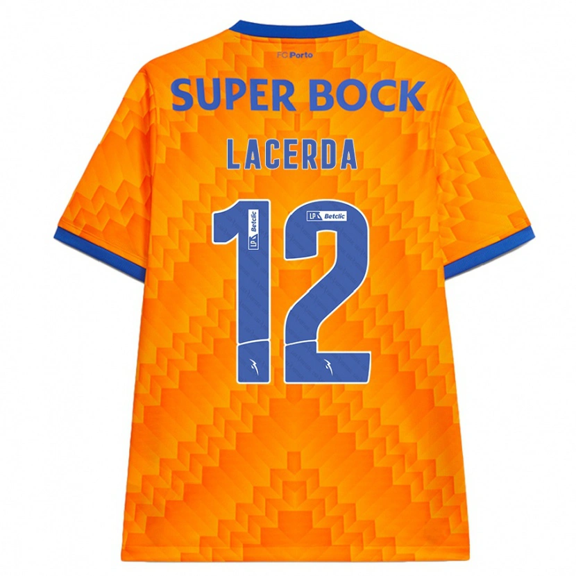 DanxenキッズLacerda#12オレンジアウェイシャツ2024/25ジャージーユニフォーム