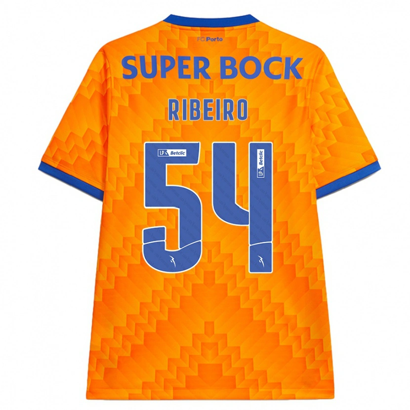 DanxenキッズAntónio Ribeiro#54オレンジアウェイシャツ2024/25ジャージーユニフォーム