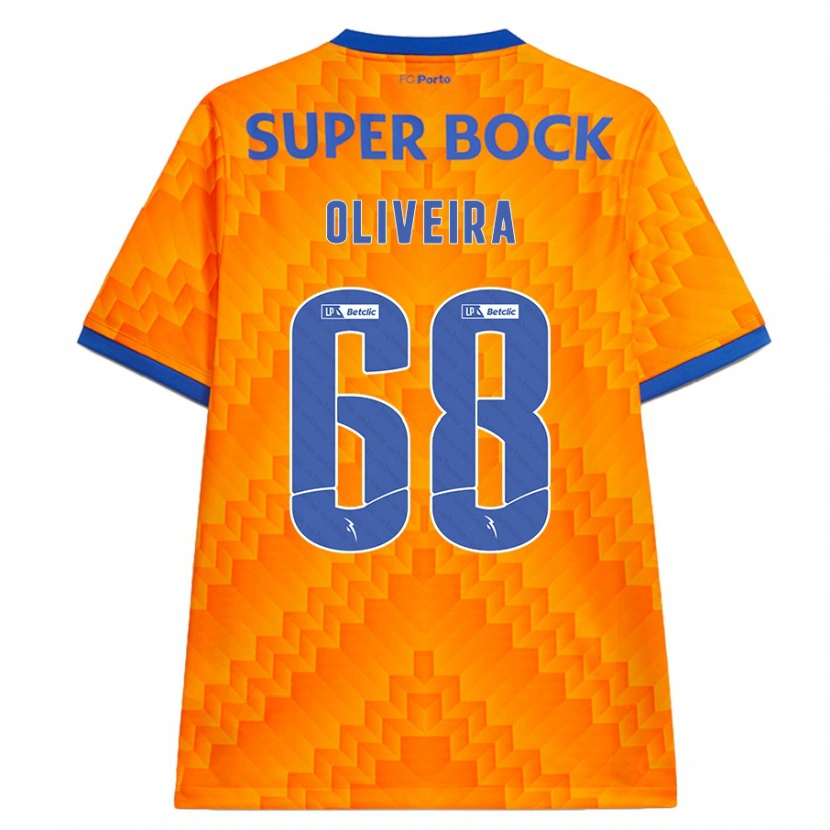 Danxenキッズアンドレ・ルイス・ロッチャ・オリヴェリア#68オレンジアウェイシャツ2024/25ジャージーユニフォーム