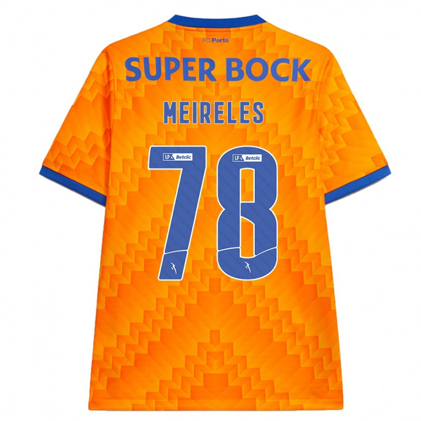 Danxenキッズジョルジ・メイレレス#78オレンジアウェイシャツ2024/25ジャージーユニフォーム