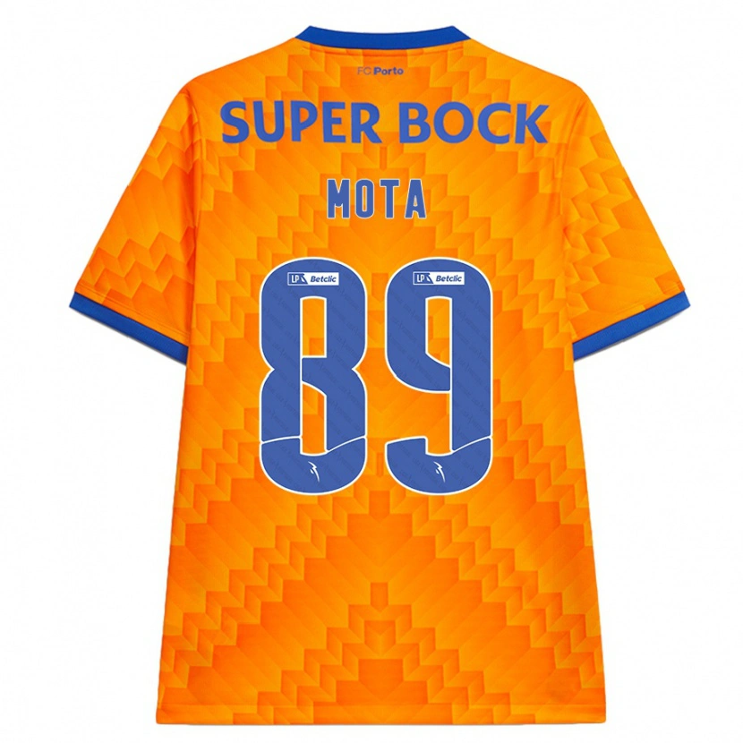 Danxenキッズルイス・モタ#89オレンジアウェイシャツ2024/25ジャージーユニフォーム