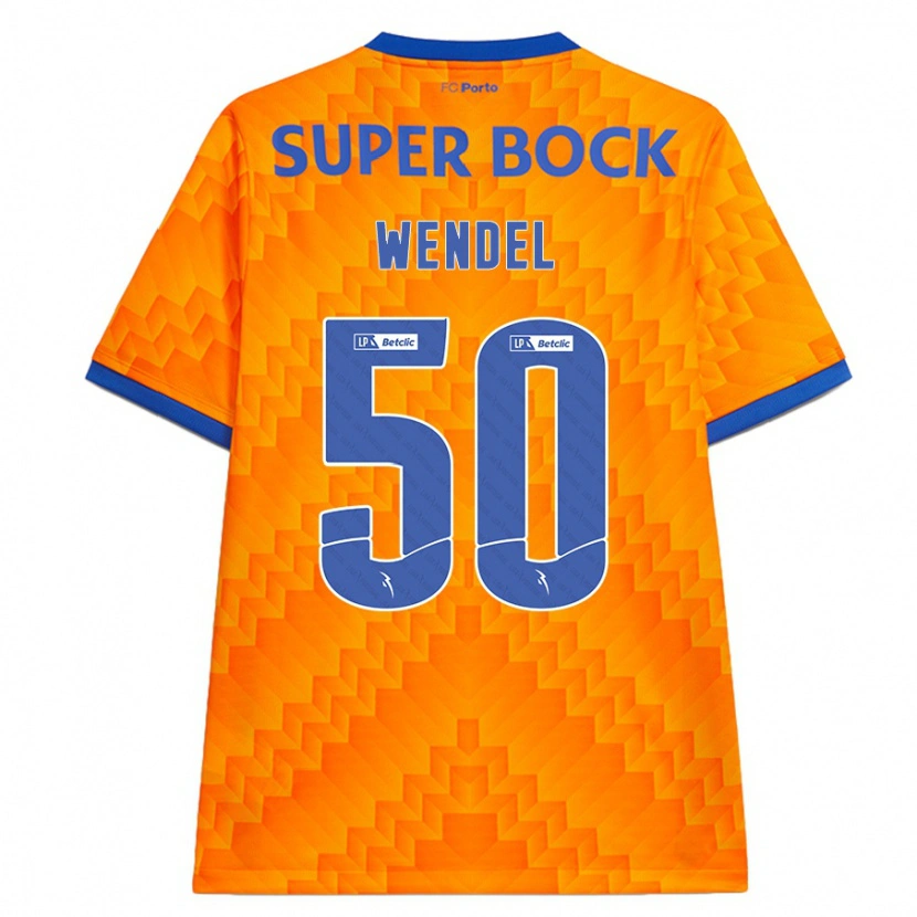 Danxenキッズウェンデル#50オレンジアウェイシャツ2024/25ジャージーユニフォーム