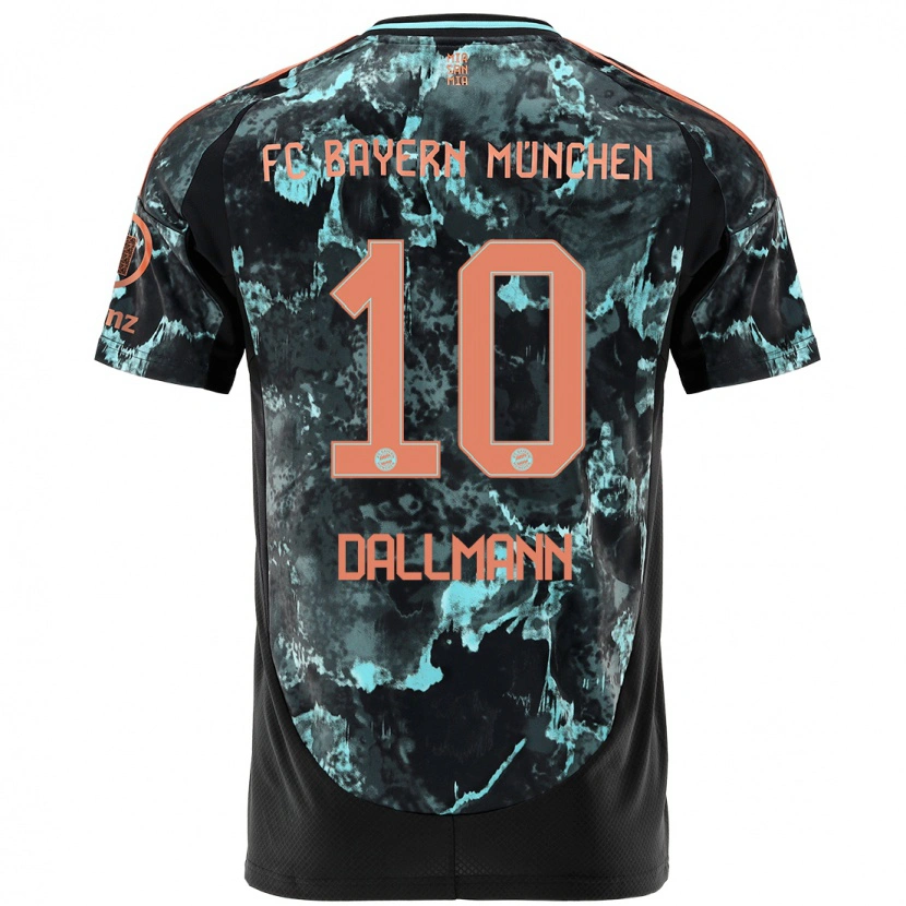 Danxenキッズリンダ・ダルマン#10黒アウェイシャツ2024/25ジャージーユニフォーム