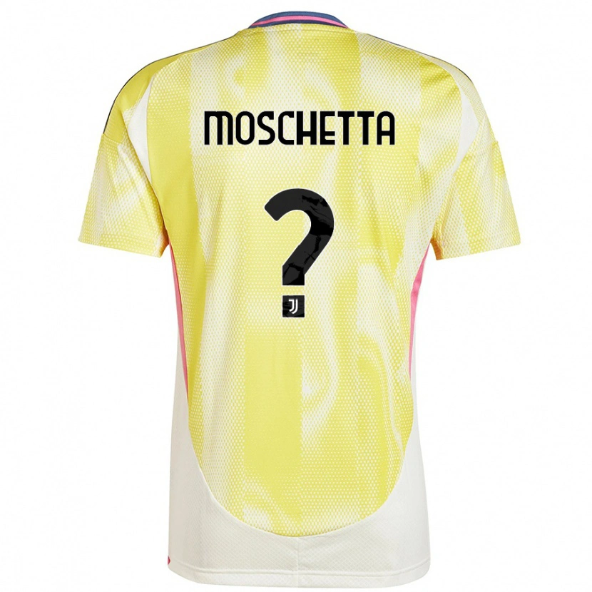 DanxenキッズLorenzo Moschetta#0ソーラーイエローアウェイシャツ2024/25ジャージーユニフォーム