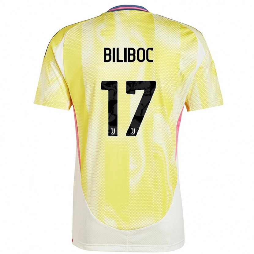 DanxenキッズLorenzo Biliboc#17ソーラーイエローアウェイシャツ2024/25ジャージーユニフォーム