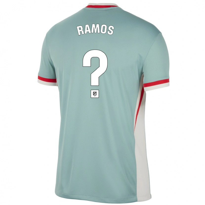 DanxenキッズYeremaiah Ramos#0ライトベージュブルーアウェイシャツ2024/25ジャージーユニフォーム