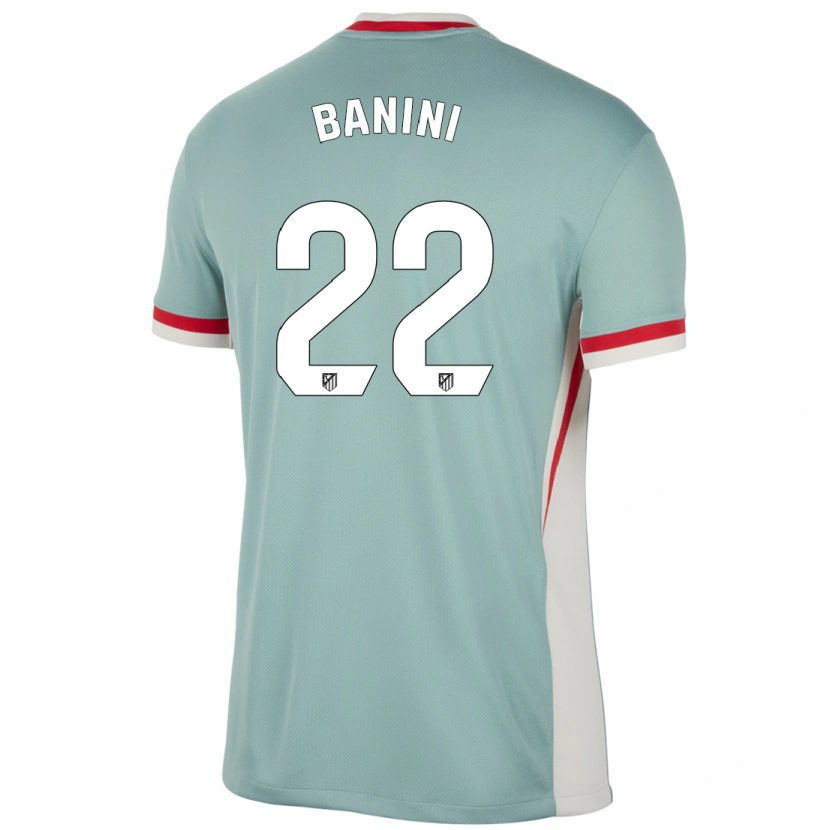Danxenキッズエステファニア・バニーニ#22ライトベージュブルーアウェイシャツ2024/25ジャージーユニフォーム