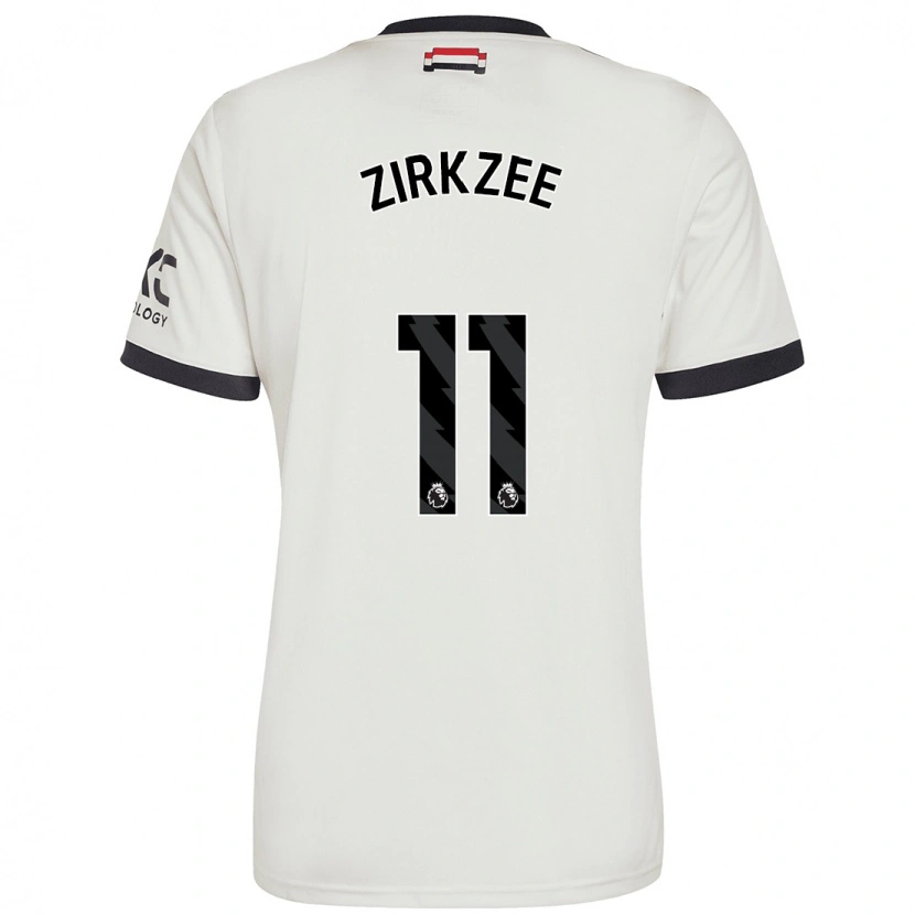 Danxenキッズジョシュア・ザークツィー#11オフホワイトサードユニフォームシャツ2024/25ジャージーユニフォーム