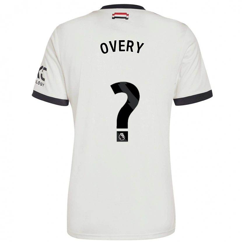 DanxenキッズJames Overy#0オフホワイトサードユニフォームシャツ2024/25ジャージーユニフォーム
