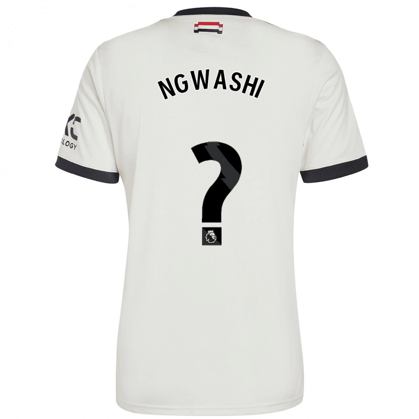 DanxenキッズJayden Ngwashi#0オフホワイトサードユニフォームシャツ2024/25ジャージーユニフォーム