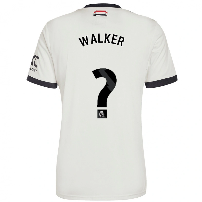 DanxenキッズAlfie Walker#0オフホワイトサードユニフォームシャツ2024/25ジャージーユニフォーム