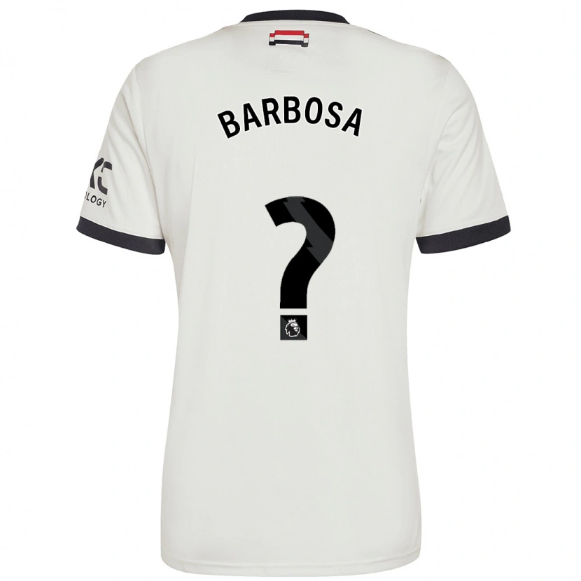 DanxenキッズNeithan Barbosa#0オフホワイトサードユニフォームシャツ2024/25ジャージーユニフォーム