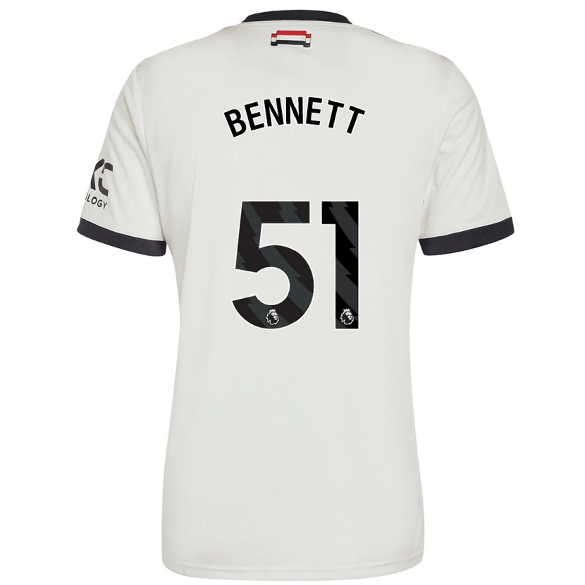 Danxenキッズリース・ベネット#51オフホワイトサードユニフォームシャツ2024/25ジャージーユニフォーム