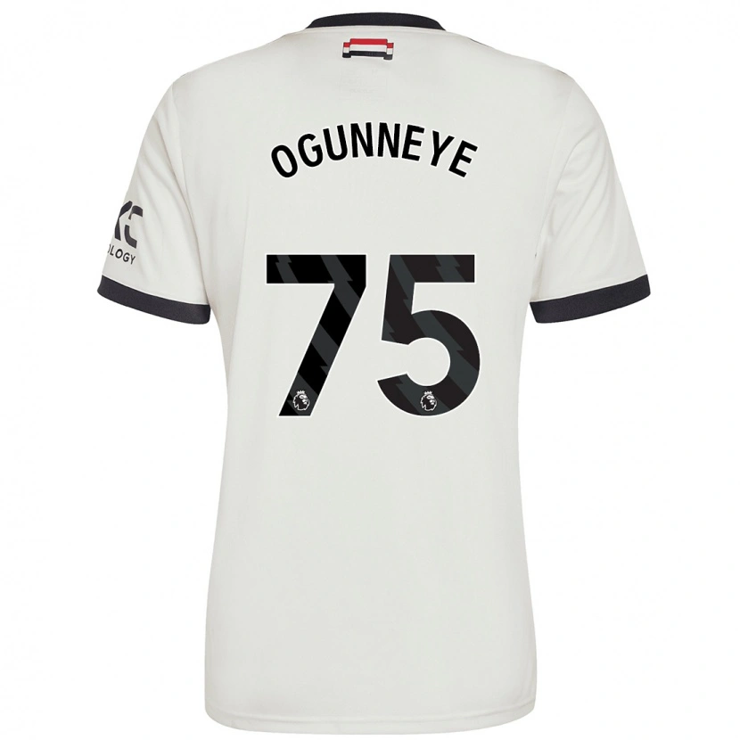 Danxenキッズハビーブ・オグナイ#75オフホワイトサードユニフォームシャツ2024/25ジャージーユニフォーム