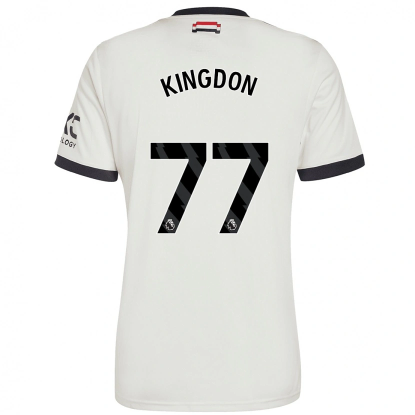 Danxenキッズフィンリー・マカリスター#77オフホワイトサードユニフォームシャツ2024/25ジャージーユニフォーム