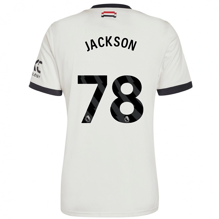 Danxenキッズルイス・ジャクソン#78オフホワイトサードユニフォームシャツ2024/25ジャージーユニフォーム