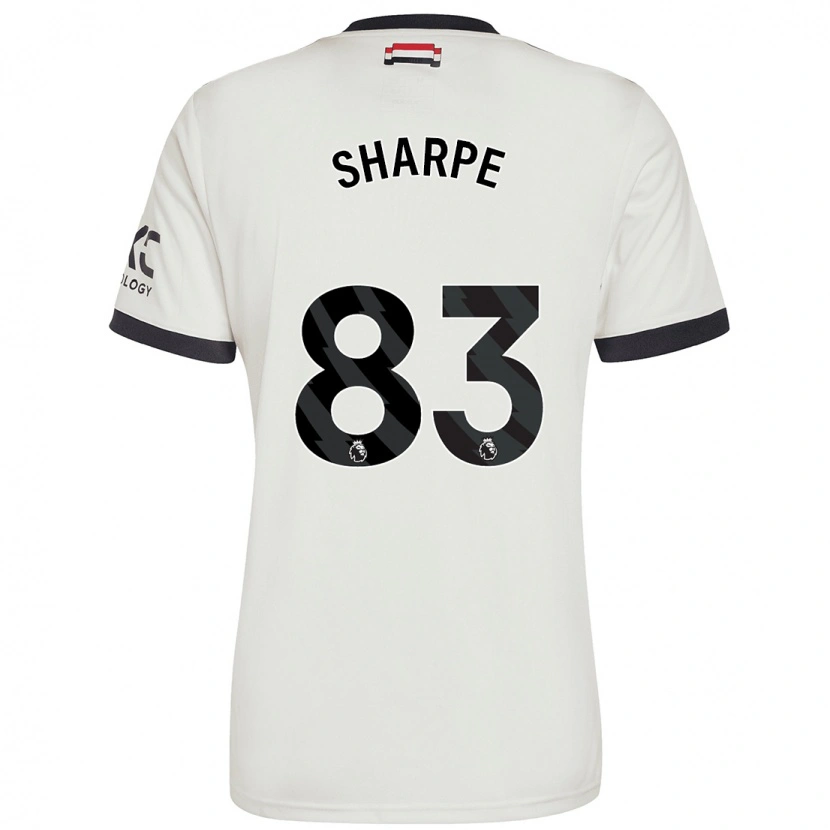 Danxenキッズマラキ・シャープ#83オフホワイトサードユニフォームシャツ2024/25ジャージーユニフォーム