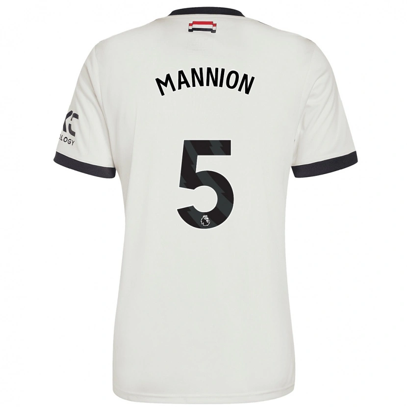 Danxenキッズイーファ・マニオン#5オフホワイトサードユニフォームシャツ2024/25ジャージーユニフォーム