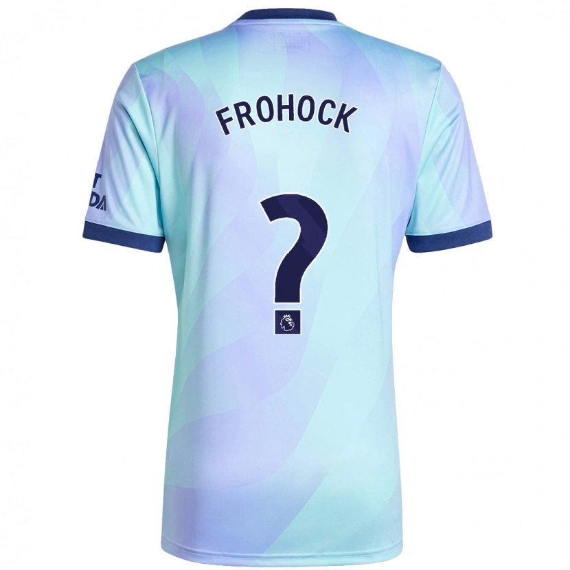 DanxenキッズMarley Frohock#0アクアサードユニフォームシャツ2024/25ジャージーユニフォーム