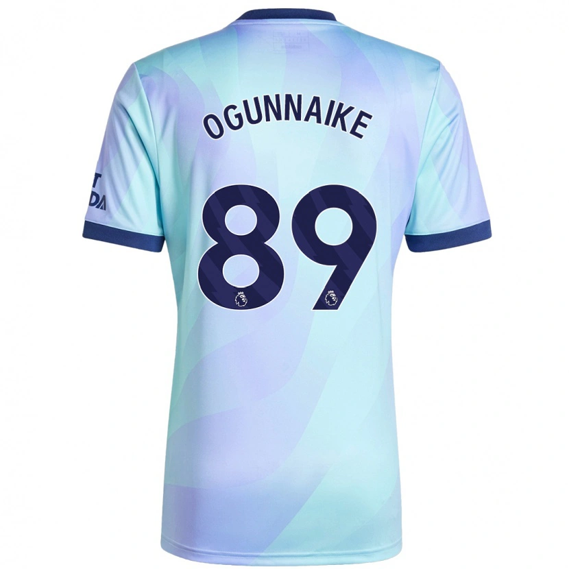 DanxenキッズJosh Ogunnaike#89アクアサードユニフォームシャツ2024/25ジャージーユニフォーム