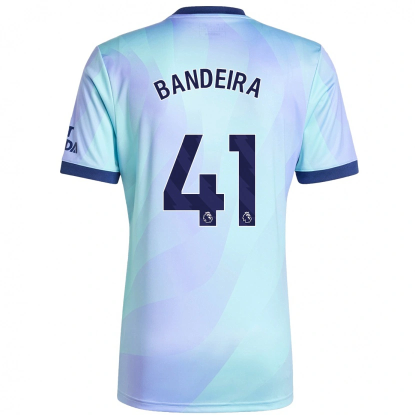 Danxenキッズマウロ・バンデイラ#41アクアサードユニフォームシャツ2024/25ジャージーユニフォーム
