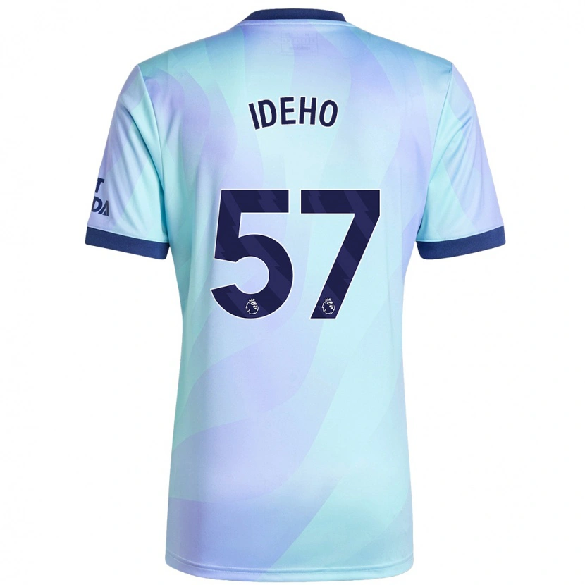 Danxenキッズジョエル・イデホ#57アクアサードユニフォームシャツ2024/25ジャージーユニフォーム