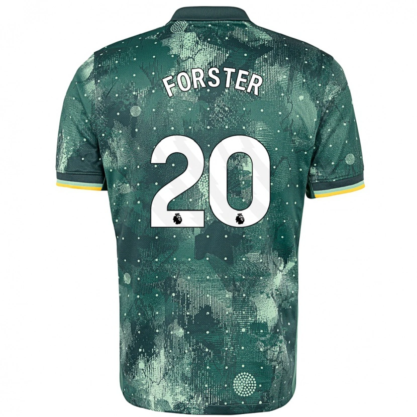 Danxenキッズフレイザー・フォースター#20ミントグリーンサードユニフォームシャツ2024/25ジャージーユニフォーム