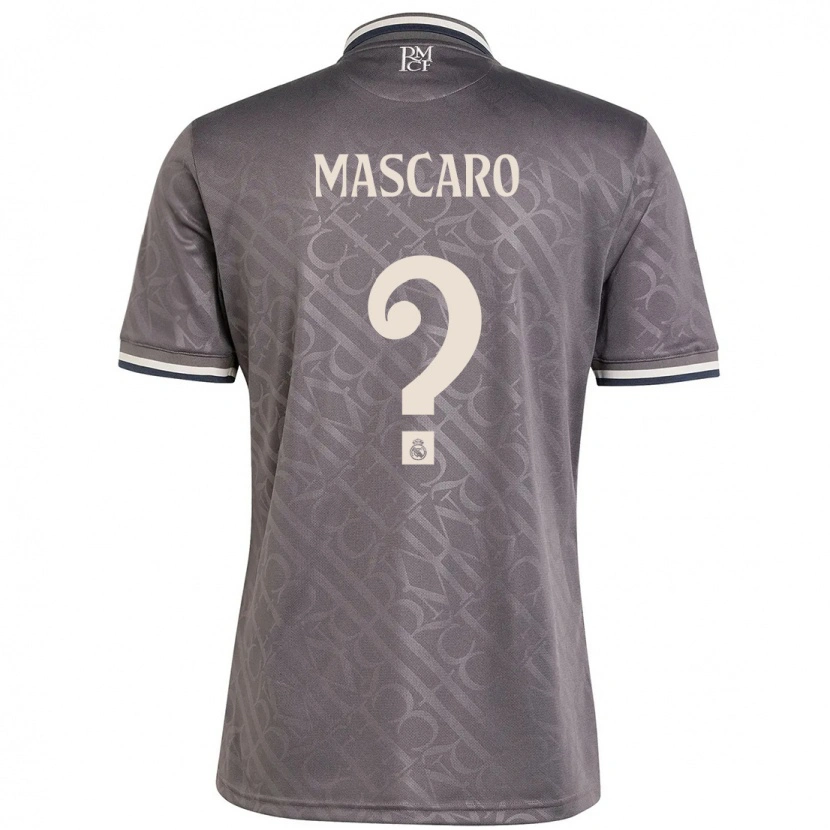 Danxenキッズジョアン・マスカロ#0チャコールサードユニフォームシャツ2024/25ジャージーユニフォーム