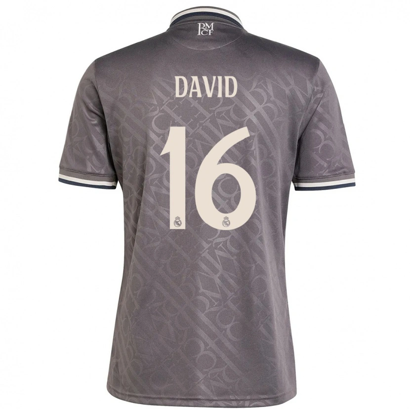 Danxenキッズアントニオ・ダビド・フローレス#16チャコールサードユニフォームシャツ2024/25ジャージーユニフォーム