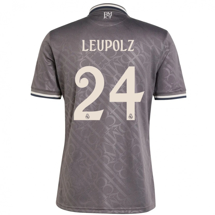 Danxenキッズメラニー・ロイポルツ#24チャコールサードユニフォームシャツ2024/25ジャージーユニフォーム