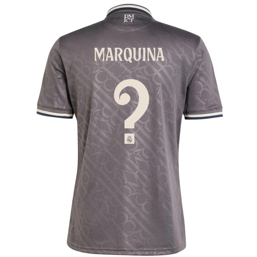 Danxenキッズギレルモマルキナ#0チャコールサードユニフォームシャツ2024/25ジャージーユニフォーム