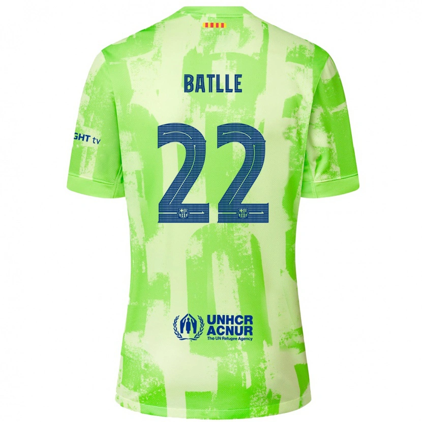 Danxenキッズオナバトル#22ライムサードユニフォームシャツ2024/25ジャージーユニフォーム