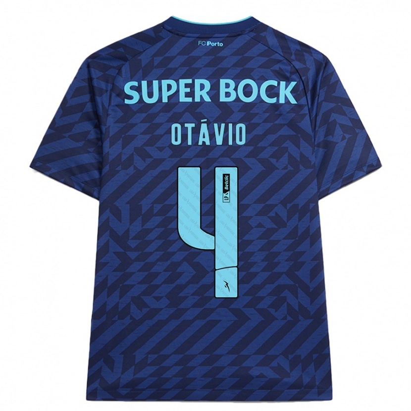 Danxenキッズオタビオ#4ネイビーブルーサードユニフォームシャツ2024/25ジャージーユニフォーム