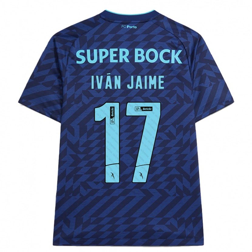 Danxenキッズイバン・ハイメ#17ネイビーブルーサードユニフォームシャツ2024/25ジャージーユニフォーム