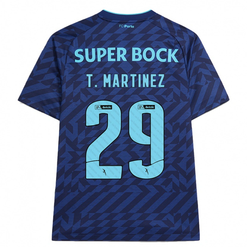 Danxenキッズトニ・マルティネス#29ネイビーブルーサードユニフォームシャツ2024/25ジャージーユニフォーム
