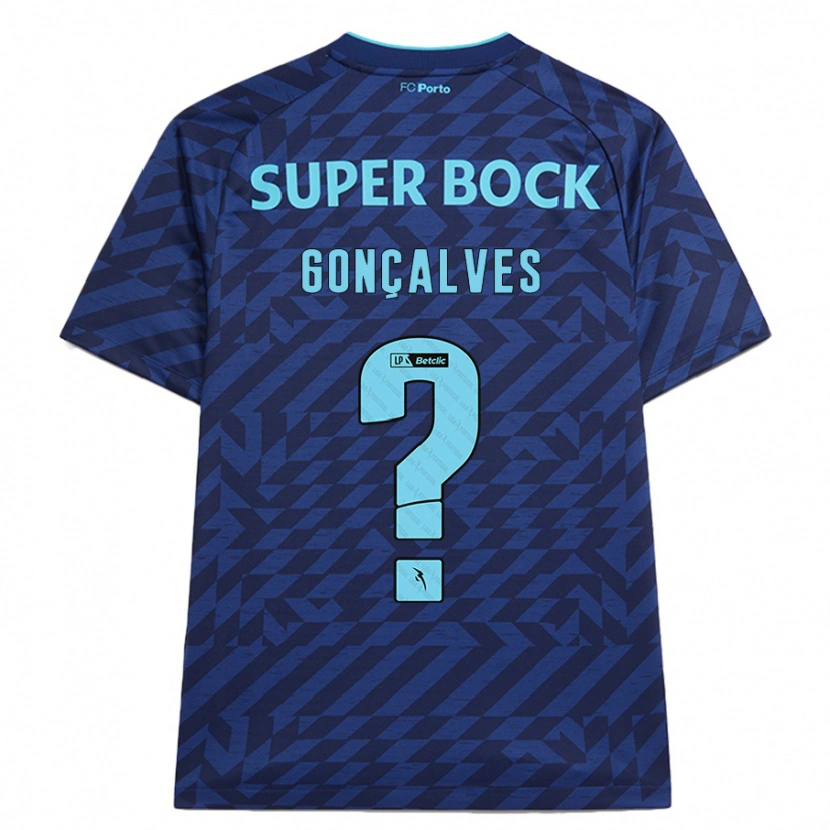 DanxenキッズMartim Gonçalves#0ネイビーブルーサードユニフォームシャツ2024/25ジャージーユニフォーム