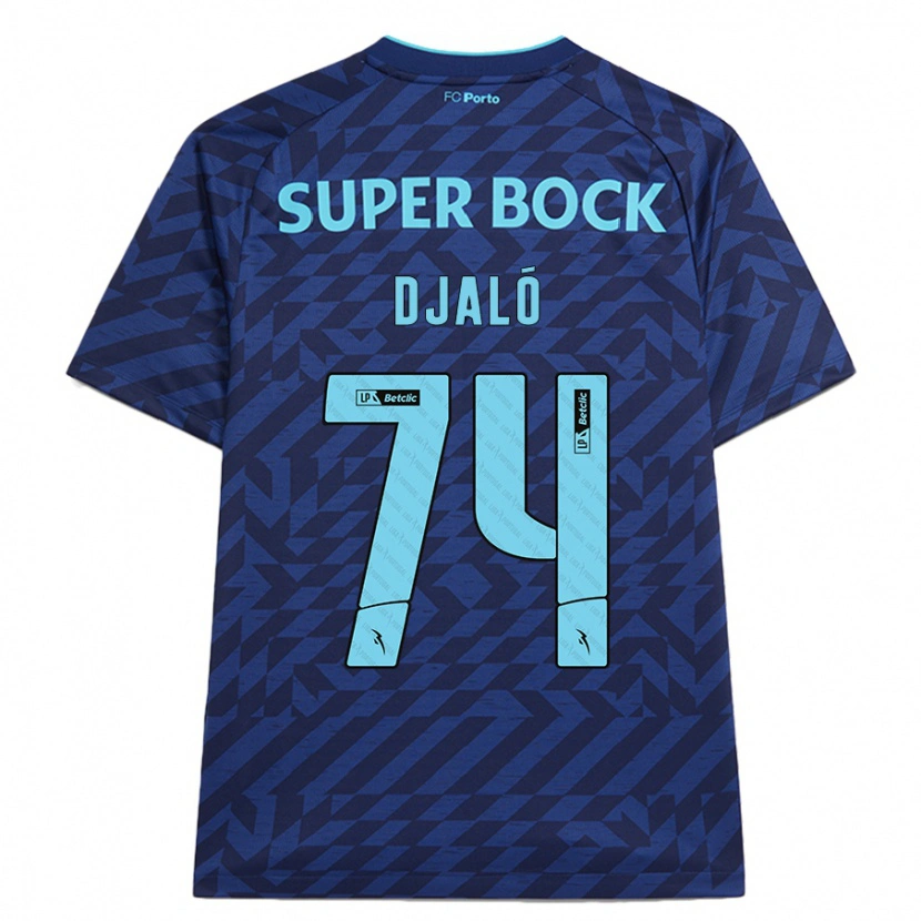 Danxenキッズウスマネ・ジャロ#74ネイビーブルーサードユニフォームシャツ2024/25ジャージーユニフォーム