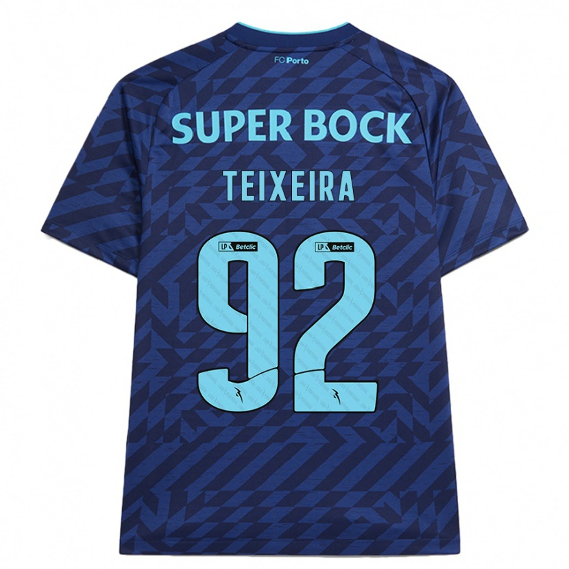 Danxenキッズジョアン・テイシェイラ#92ネイビーブルーサードユニフォームシャツ2024/25ジャージーユニフォーム