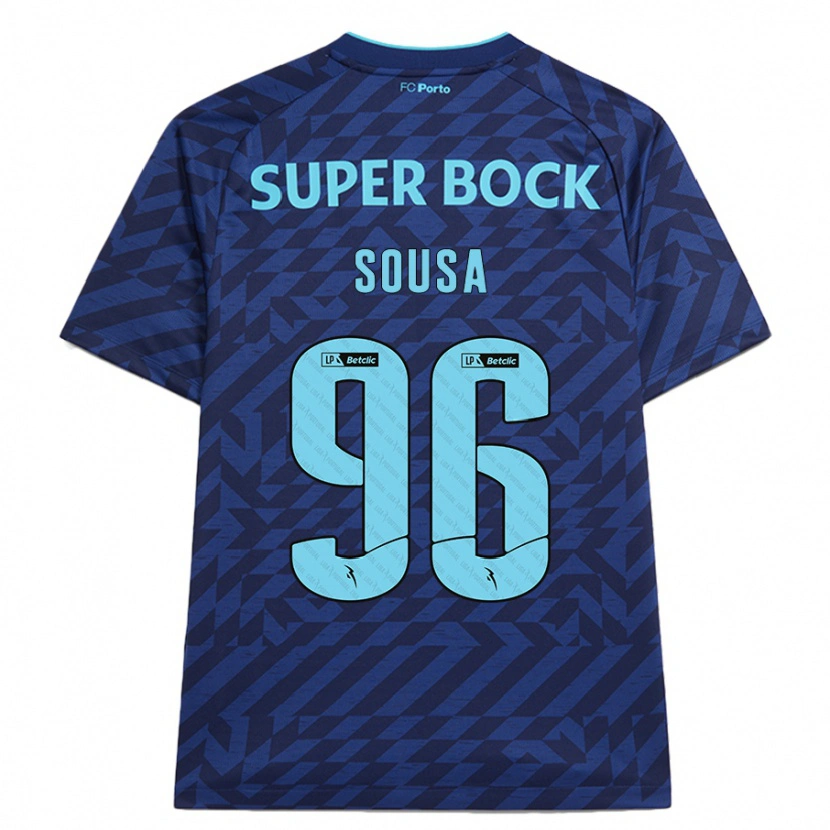DanxenキッズFilipe Sousa#96ネイビーブルーサードユニフォームシャツ2024/25ジャージーユニフォーム