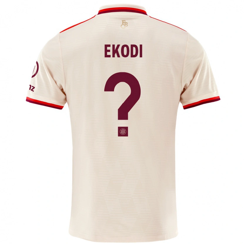 DanxenキッズMichel Ekodi#0リネンサードユニフォームシャツ2024/25ジャージーユニフォーム