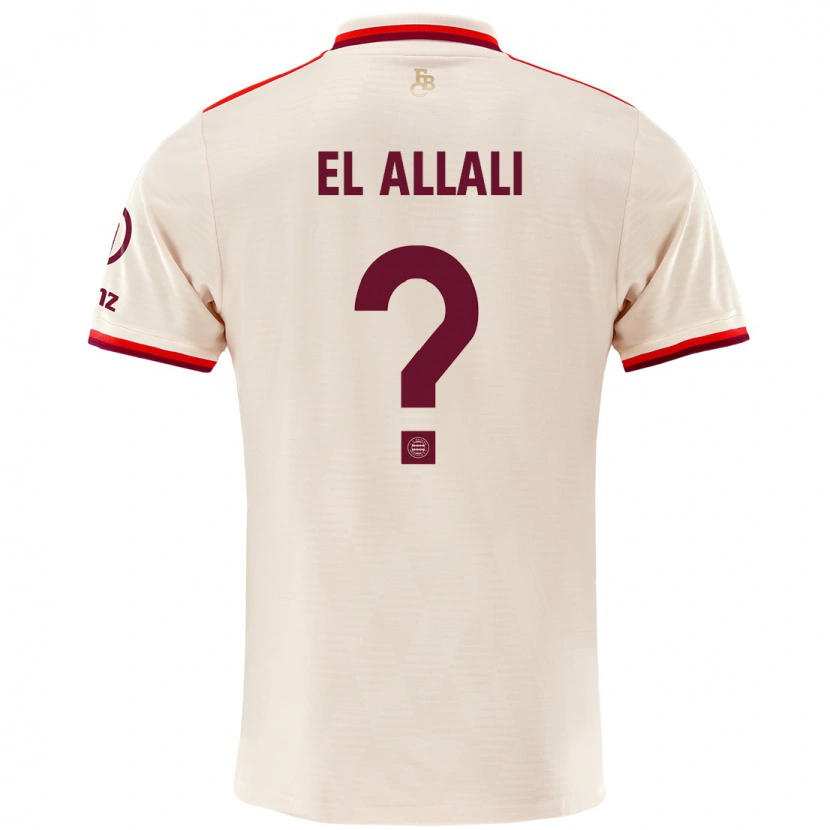 DanxenキッズJonas El Allali#0リネンサードユニフォームシャツ2024/25ジャージーユニフォーム