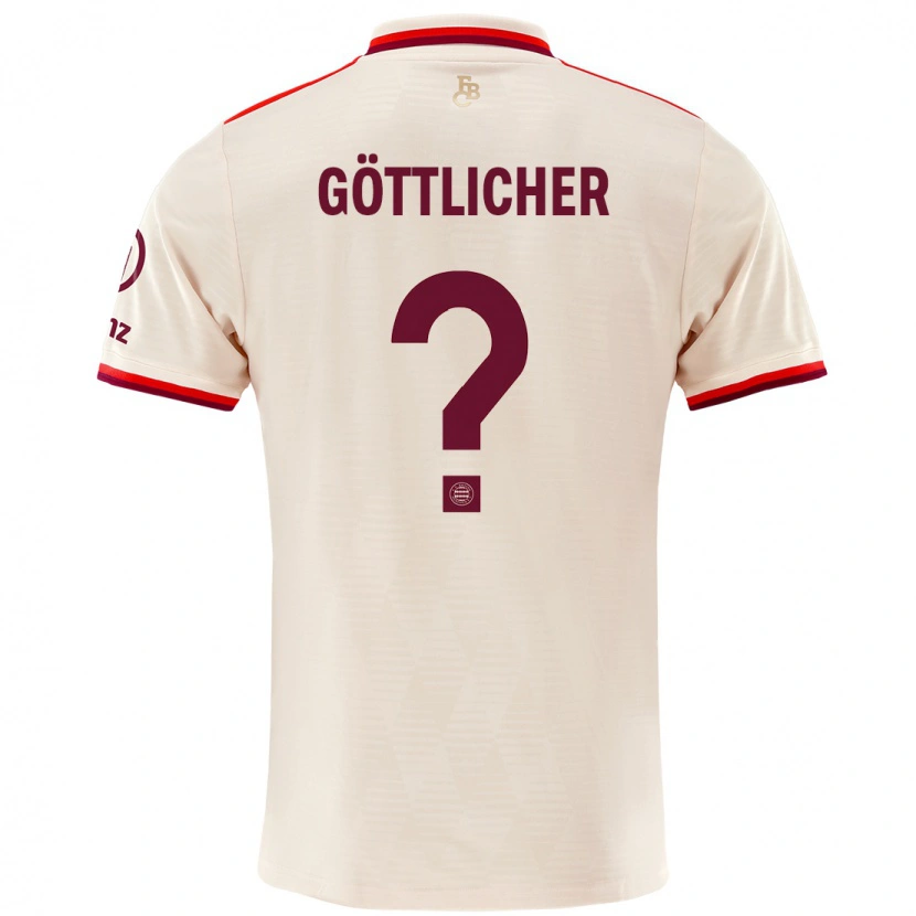 DanxenキッズMoritz Göttlicher#0リネンサードユニフォームシャツ2024/25ジャージーユニフォーム