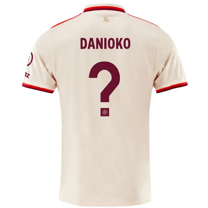 DanxenキッズLeeron Danioko#0リネンサードユニフォームシャツ2024/25ジャージーユニフォーム