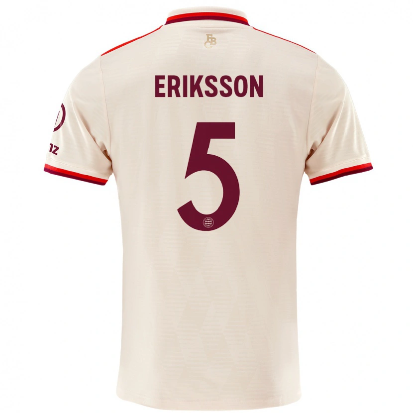 Danxenキッズマグダレーナ・エリクソン#5リネンサードユニフォームシャツ2024/25ジャージーユニフォーム