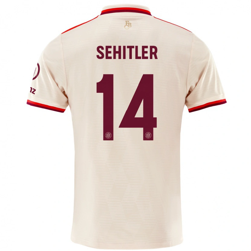 DanxenキッズAlara Şehitler#14リネンサードユニフォームシャツ2024/25ジャージーユニフォーム
