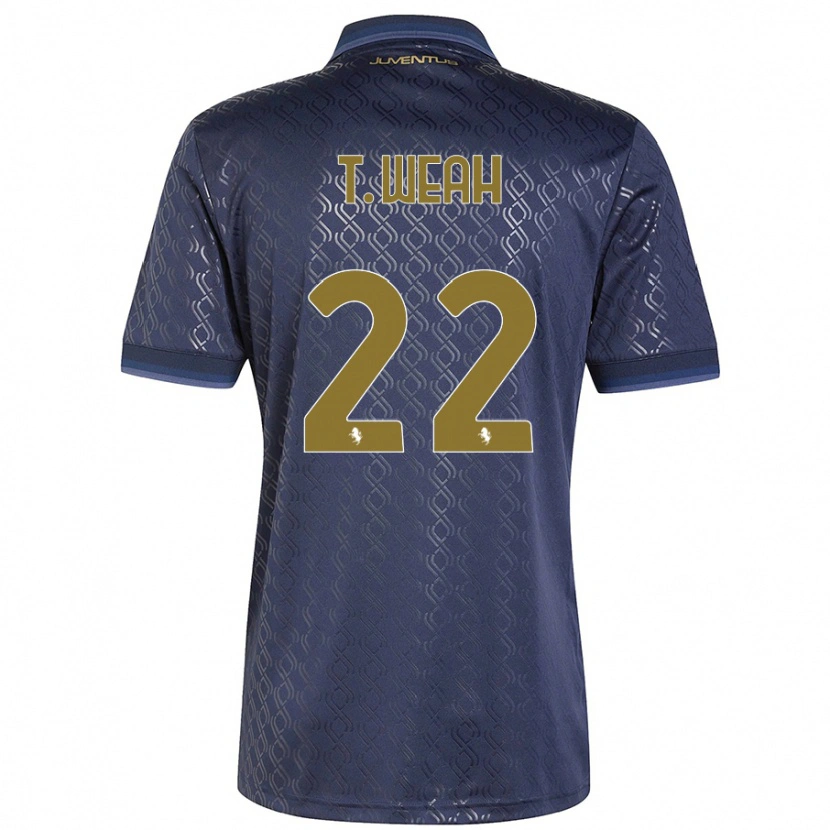 Danxenキッズティモシー・ウェア#22ネイビーブルーサードユニフォームシャツ2024/25ジャージーユニフォーム