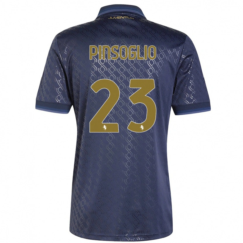Danxenキッズカルロ・ピンソーリョ#23ネイビーブルーサードユニフォームシャツ2024/25ジャージーユニフォーム